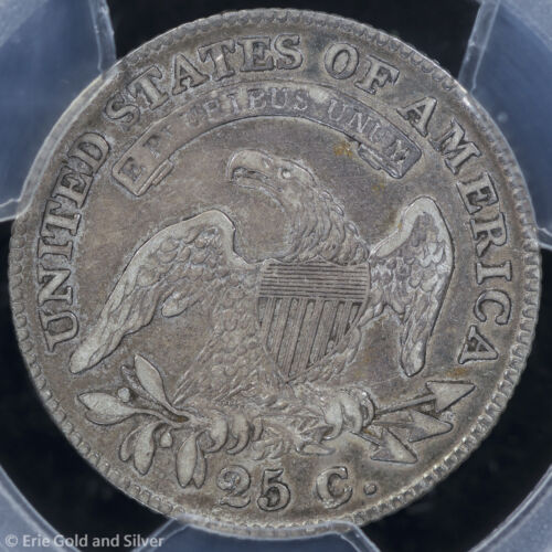 1828 25C Capped Bust Quarter PCGS VF 25 - Picture 4 of 4