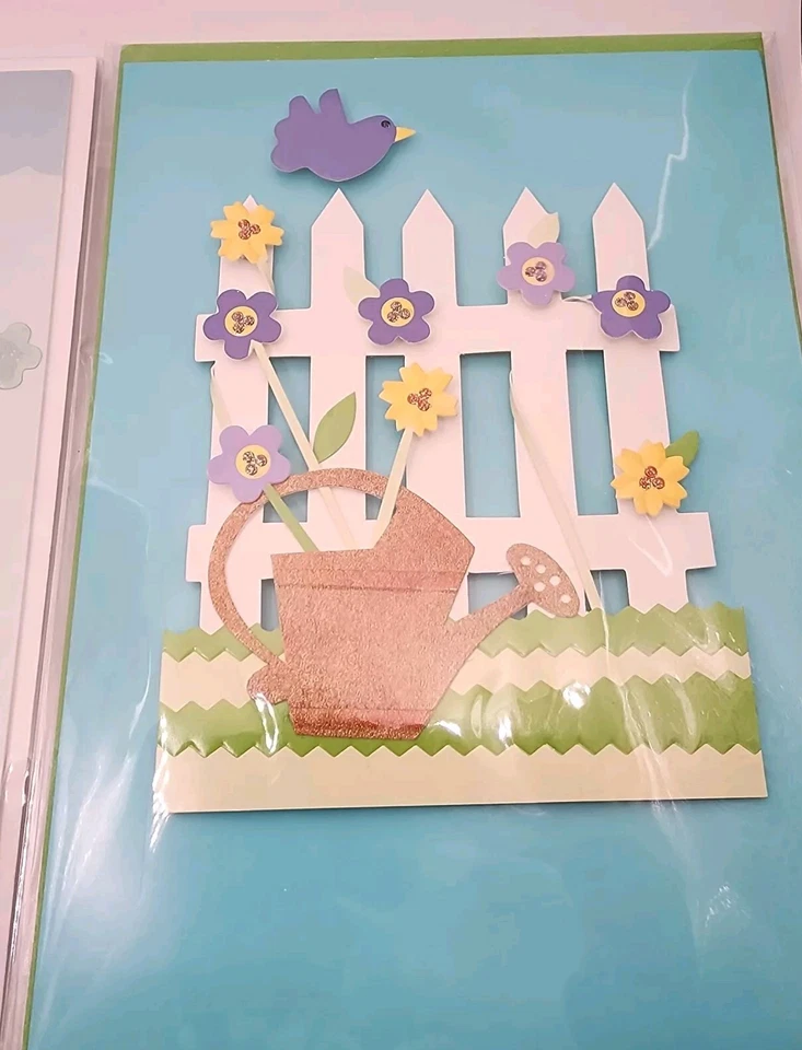 Vintage Paper Magic Group 3D Layered Blank Celebrate Birthday Greeting Card Lot - Image 4 of 4