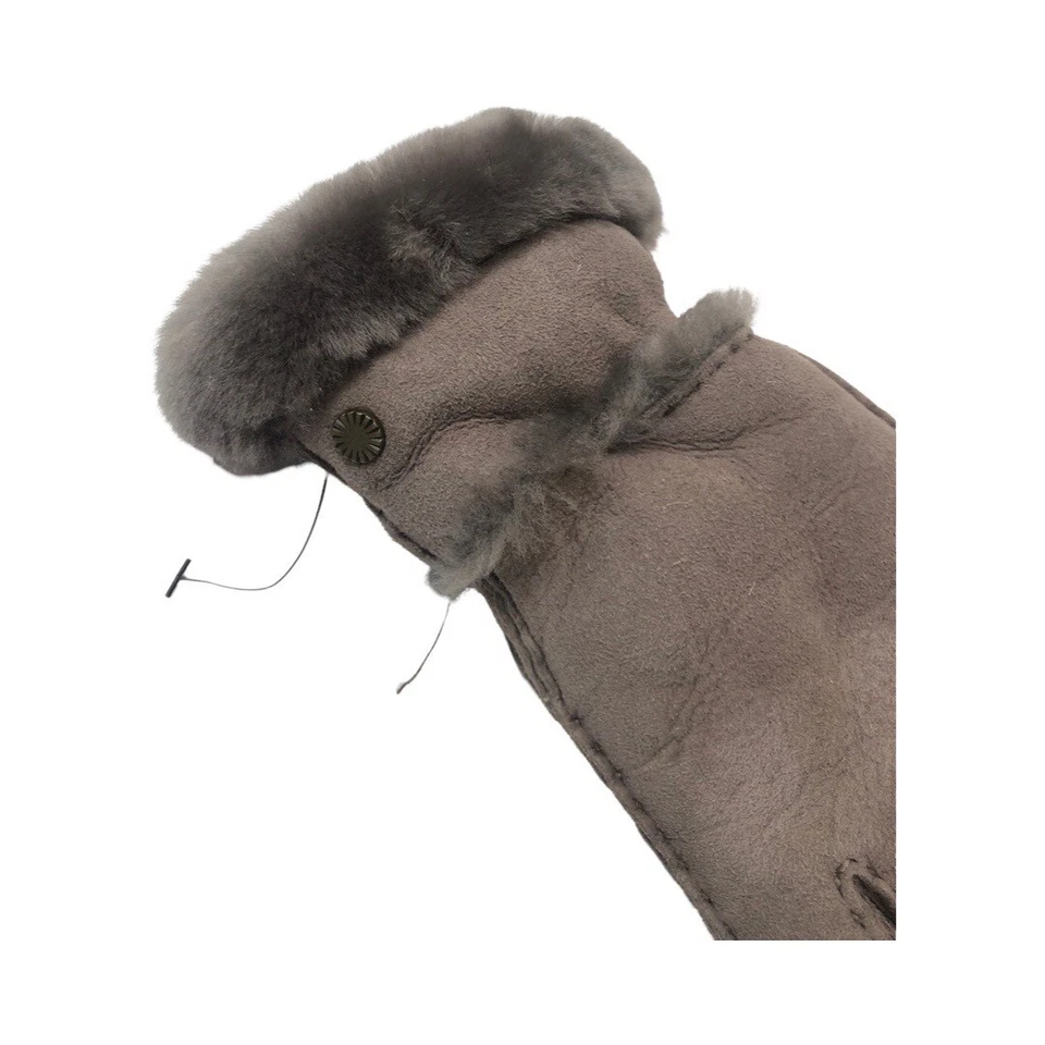 UGG女式羊皮暴露暴风雨灰色修身科技手套剪羊毛1089889 — 第 2/4 张图片