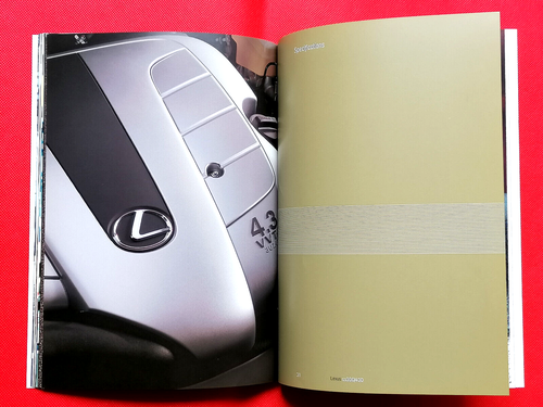 2000 LEXUS GS300 GS430 Sales Brochure UK Market inc Colours Trims Mint Condition - Picture 13 of 19
