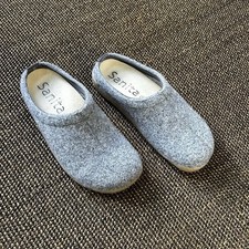Sanita Lodge Stone Felt Women's Slide Shoes Size EU 38 Clogs Danish Slip On