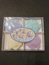 BRAND NEW SET OF FOUR SUNFISH-SHAPED SOAPS