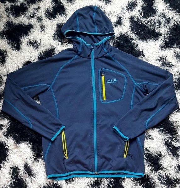 Men Jack Wolfskin Fleece Yellow M