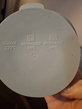 Lot Of 3 EZPZ Silicone Suction Dish Blue Pink Smiley Happy Plate Gray Bowl Used