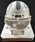 MIKE ALSTOTT SIGNED SALUTE TO SERVICE MINI HELMET - Riddell (Beckett) Buccaneers — photo 3