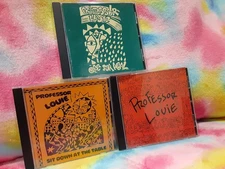 3 RARE SPOKEN WORD CD'S - Professor Louie SIT DOWN AT THE TABLE - 2 others READ