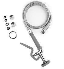 Pre Rinse Spray Valve with 45  Stainless-Steel Hose,1.42 GPM Pre Rinse Spraye...
