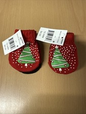 Infant 4 Pair Winter No Scratch Mittens Knitted Winter Unisex 12-24M No Thumb