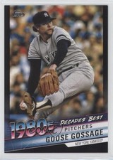 2020 Topps Decades Best Series 2 Pitchers Black /299 Rich Gossage Goose HOF 0q1p