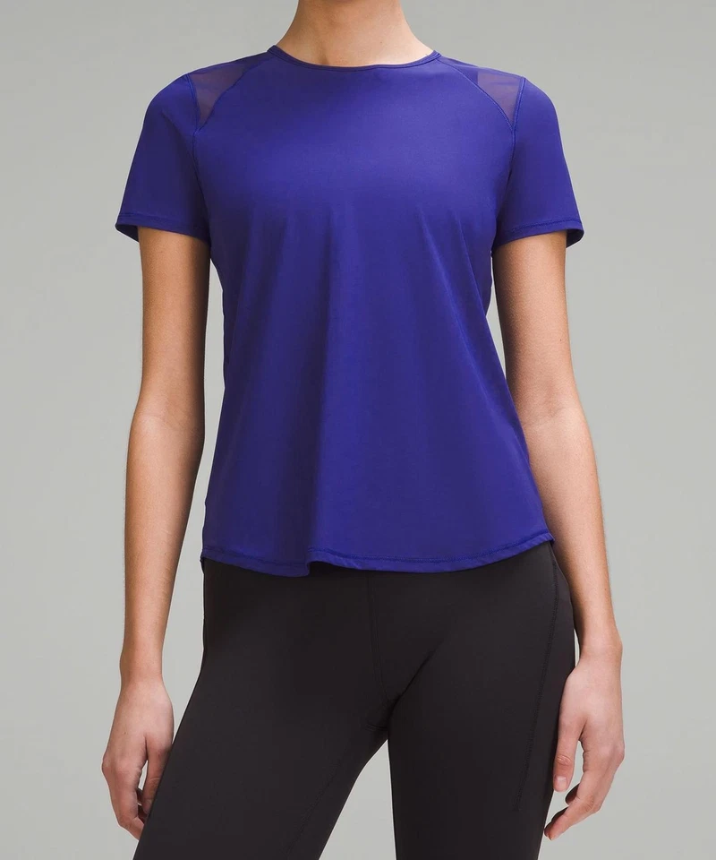 Camisa de manga corta lululemon Sculpt talla 4 Larkspur