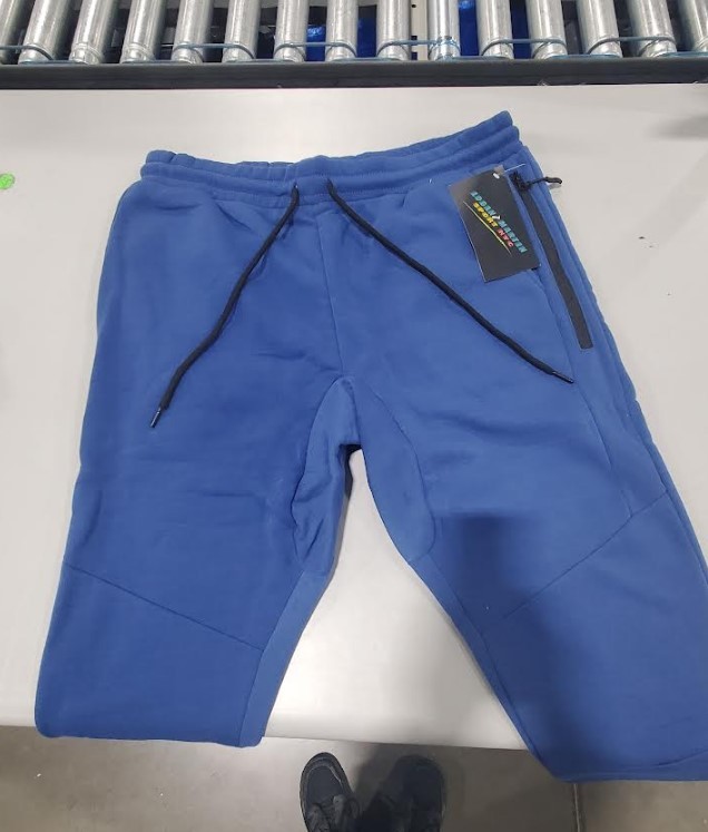 СПОРТИВНЫЕ ШТАНЫ ДЛЯ БЕГА ТРУСЦОЙ LOGAN AND MARTIN SPORT NYC - РАЗМЕР 2XL - BLUE HEATHER