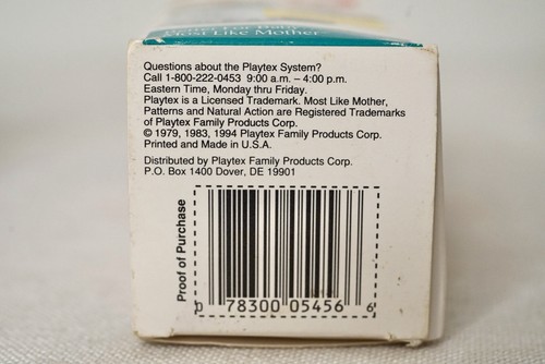 Vintage Playtex Nurser Probierset 4 Unzen Babyflasche Drop-in-Einlagen Flat Top Brustwarze - Bild 14 von 17