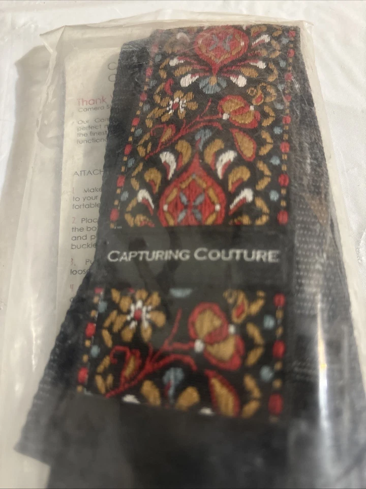 Capturing Couture Harmony Style 2'' Adjustable Camera Strap Vtg. New sealed - Image 3 of 3