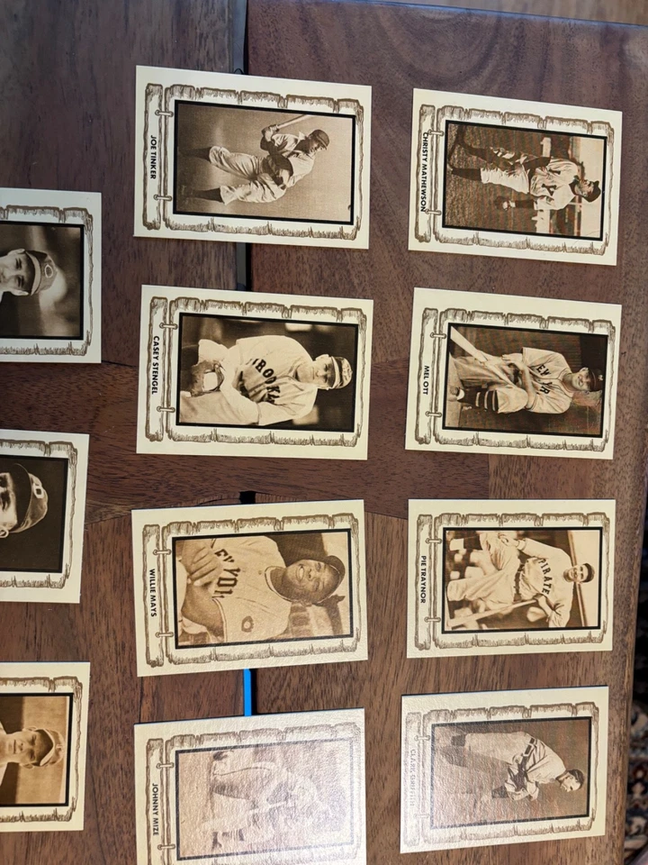 Lote de 20 tarjetas de béisbol Cramer Sports Promotions 1981 MLB incl. Mays, Clemente Foto 3 de 4