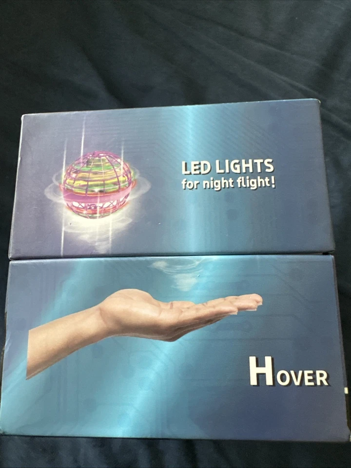 NEW AMERFIST Flying Orb Ball Toy Cosmic Globe Boomerang/Hover Ball Galactic Blue - Image 3 of 4