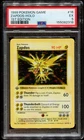 1999 POKEMON BASE SET ZAPDOS #16/102 SHADOWLESS 1ST EDITION HOLO FOIL PSA 5