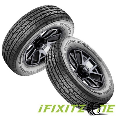 2 Firestone Destination LE3 235/75R15 109T Tires, 700AB UTQG, 70,000 Mileage A/S