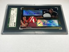 Matt Ryan/Darren McFadden 2008 Bowman Sterling Dual Autograph Card Auto 9 /25