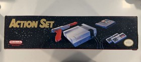 Nintendo NES Action Set (Blue Box) CIB, Manuals Mario Duck Hunt, Baggies