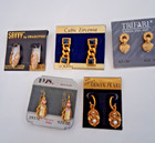 Lot Vintage Jewelry Dead New Old Stock Earrings Swarovski Trifari 1928 Erwin 5 P — photo 3
