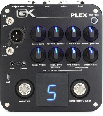 Gallien-Krueger PLEX Preamp - 4 Band Active Preamp Pedal