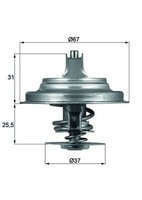 1X Mahle TX 25 71D Thermostat KüHlmittel FüR VW Volvo Audi