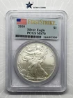 2010 Silver Eagle PCGS MS70 First Strike (Label slighty crooked)