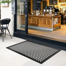 Outdoor Rubber Floor Mats Anti Fatigue Restaurant Kitchen Rubber Drainage Mat Du