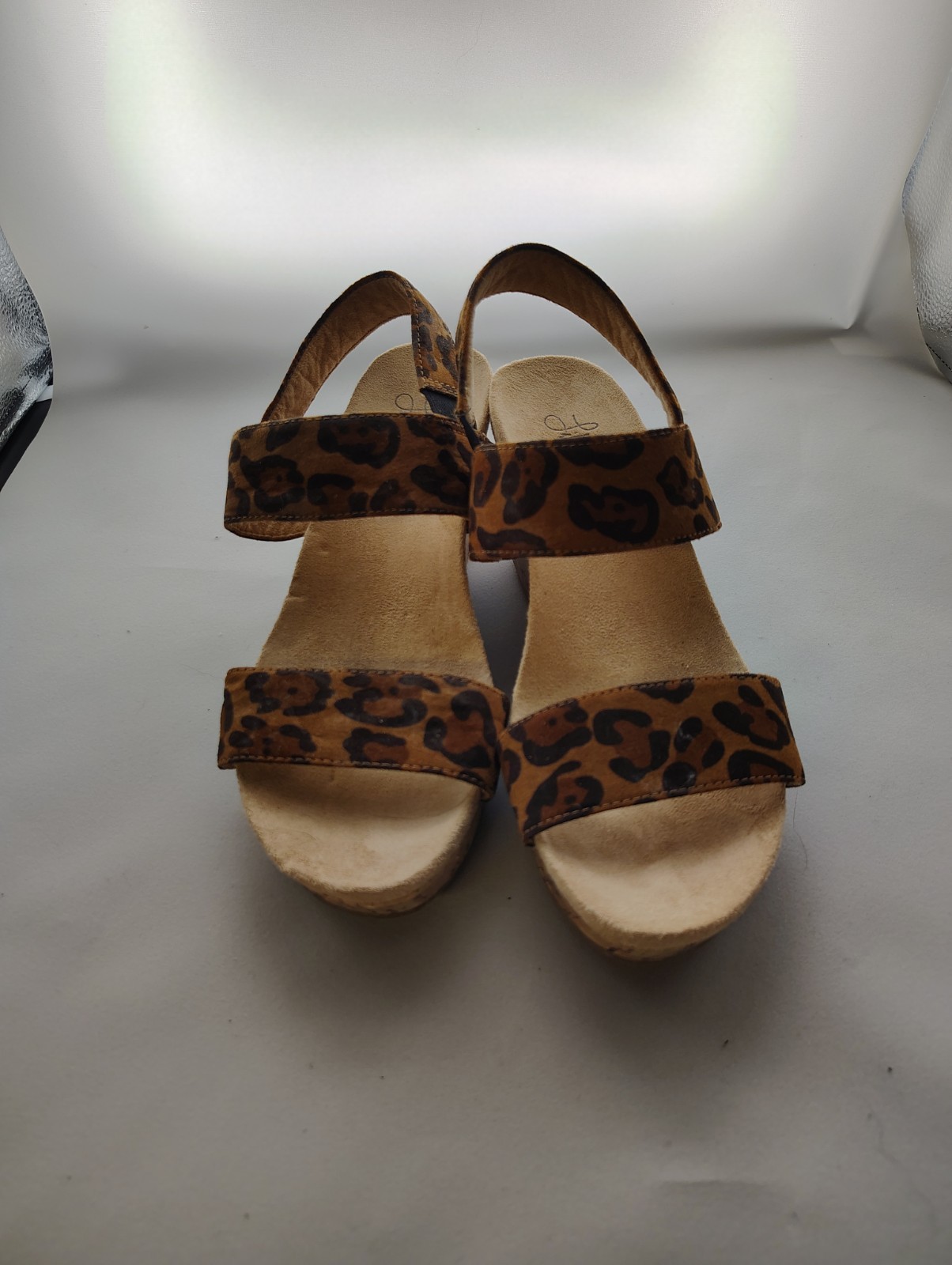 Life Stride Soft System Leopard Print Strappy San… - image 1