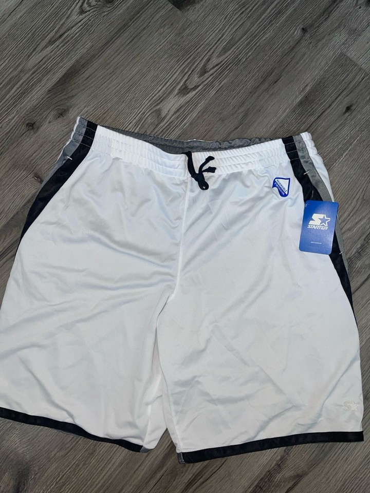 Short De Basket Réversible Starter Rouge/noir Taille M 26 - Style Baggy Années Y2K