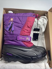 Disney X Sorel Youth Flurry Frozen Anna Edition Winter Boots Size 3 NWT In Box