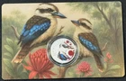 2026 3 Gram .999 Silver Colorized Kookaburra Trib Round Capsule Assay Card!!