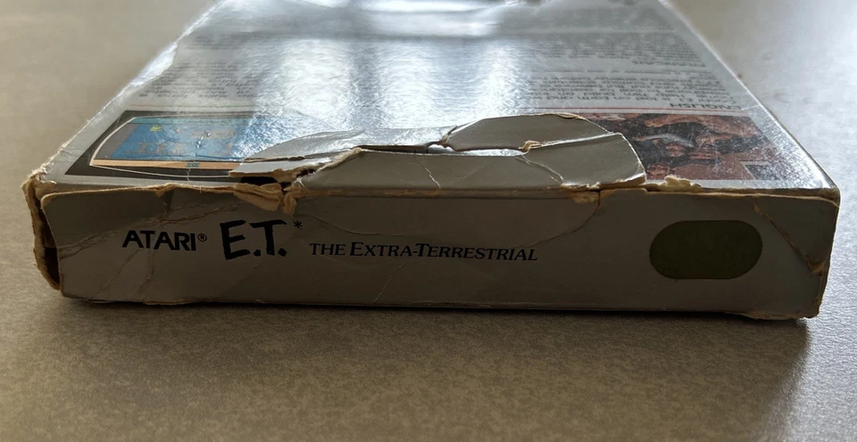 Atari 2600 - E.T. The Extra Terrestrial - Cartuccia gioco ET - Con scatola e manuale - Immagine 3 di 4