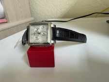 NOS Men's Lucien Piccard Chronograph  White dial watch Ref. 26482WH