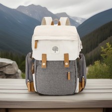 Parker Baby Co. Birch Bag Diaper Backpack -CREAM