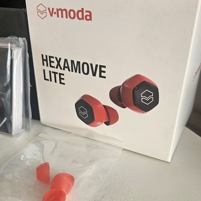 V-MODA Hexamove Lite True Wireless Earbuds red In-Ear Kopfhörer