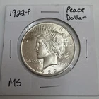 1922 P Peace Silver Dollar CHOICE GEM Brilliant Ultra Rare BU Grade Silver Coin
