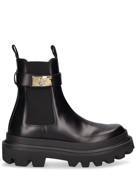 Dolce-Gabbana - ботильоны из матовой кожи толщиной 50 мм - черный 192490₽