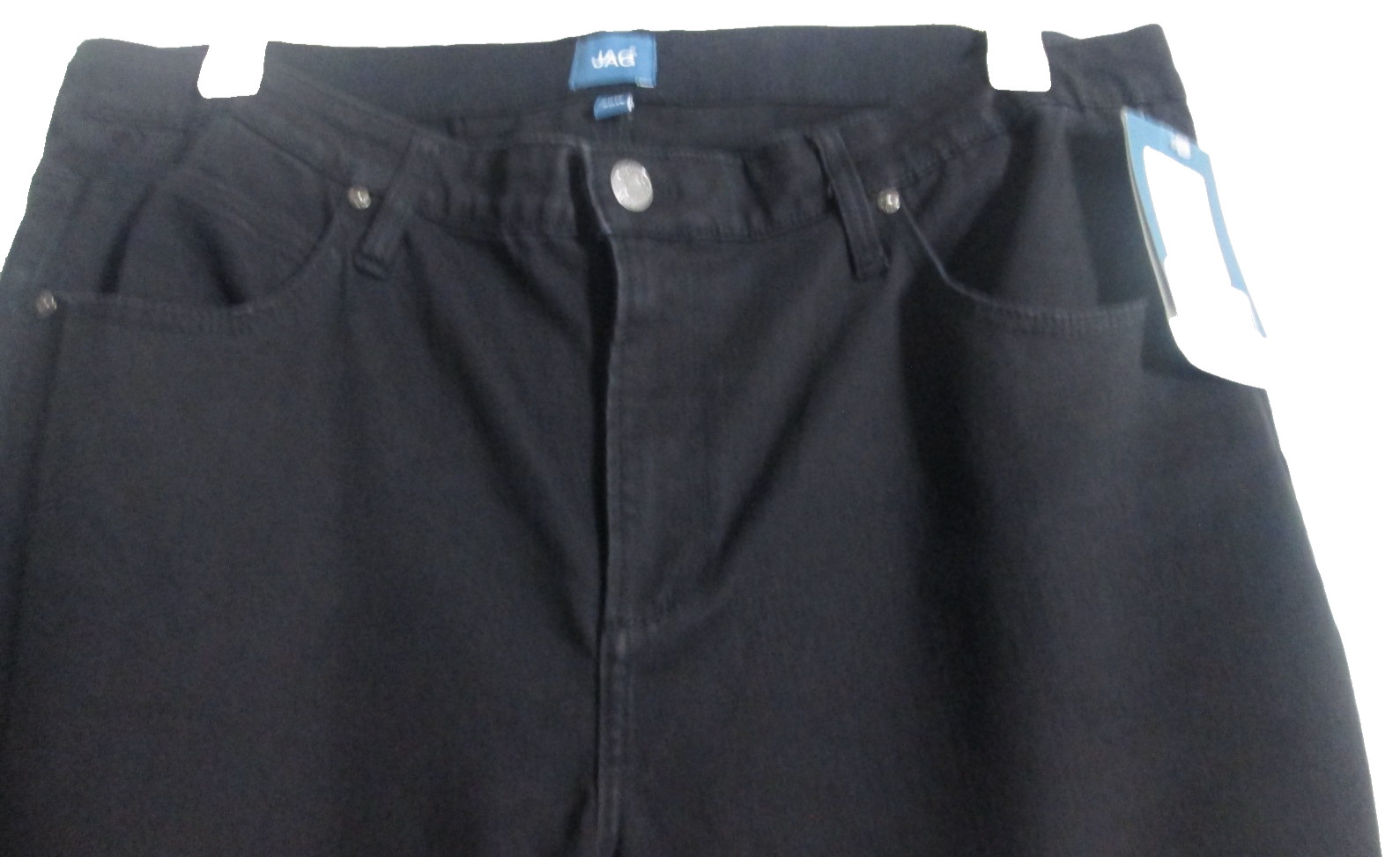 Jag Jeans Ruby Straight Leg 20W Mid Rise Best Kept Secret Black Stretch Denim