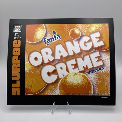 2005 Fanta Orange Cream Caffeine Free Slurpee Flavor Card Large Size Collectible