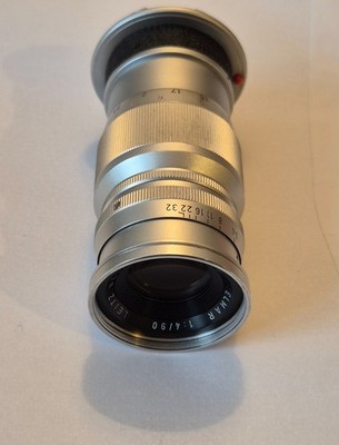 Leitz Elmar 90mm f4 lens Leica M mount
