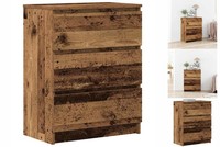 Kommode Schubladenschrank Sideboard Altholz-Optik 60X35X76 Cm Holzwerkstoff