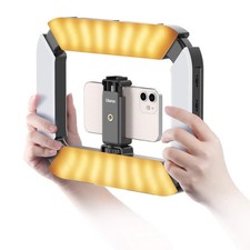 Image of Ulanzi U-200 Ring Light Photography Led Video Light Bi-Color Camera with Phone C