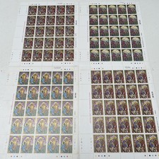 1983 Zambia Stamps Sheets (4). Christmas. 100 Stamps.