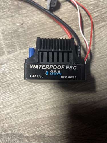 Waterproof 80A RC Brushless ESC JLB Racing Cheetah 2s - 4s 1/10 1/8 Deans Tplug - Picture 3 of 13