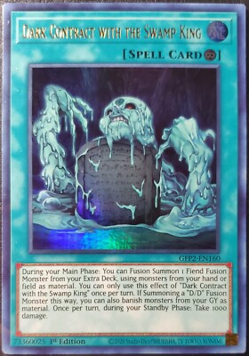 Thẻ Bài Yugioh Chính Hãng] Forbidden Dark Contract with the Swamp King | Việt Nam