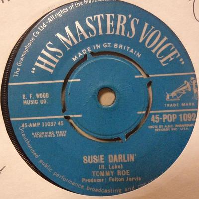 Tommy Roe(7'' Vinyl 1st Issue)Susie Darlin'-UK-Ex/Ex+