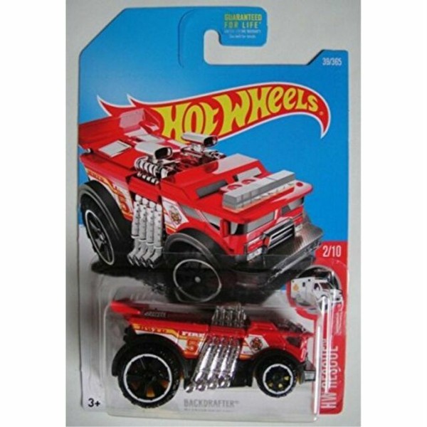 Hot Wheels 2017 Factory Set HW Rescue Series Backdrafter Red Fire Truck
