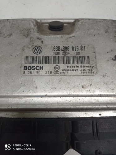 CALCULATEUR MOTEUR ECU SEAT IBIZA 6L 1.9 TDI 0281011219 / 038906019KT (27A) - Bild 2 von 4