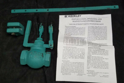 KECKLEY Float Valve, 1/2 In. type 62 lever valve